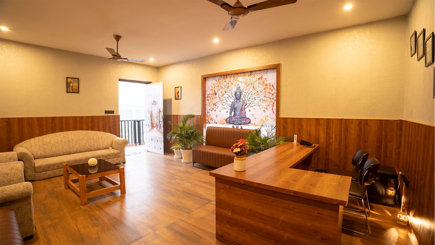 Resort guest room interior — setting photograph
